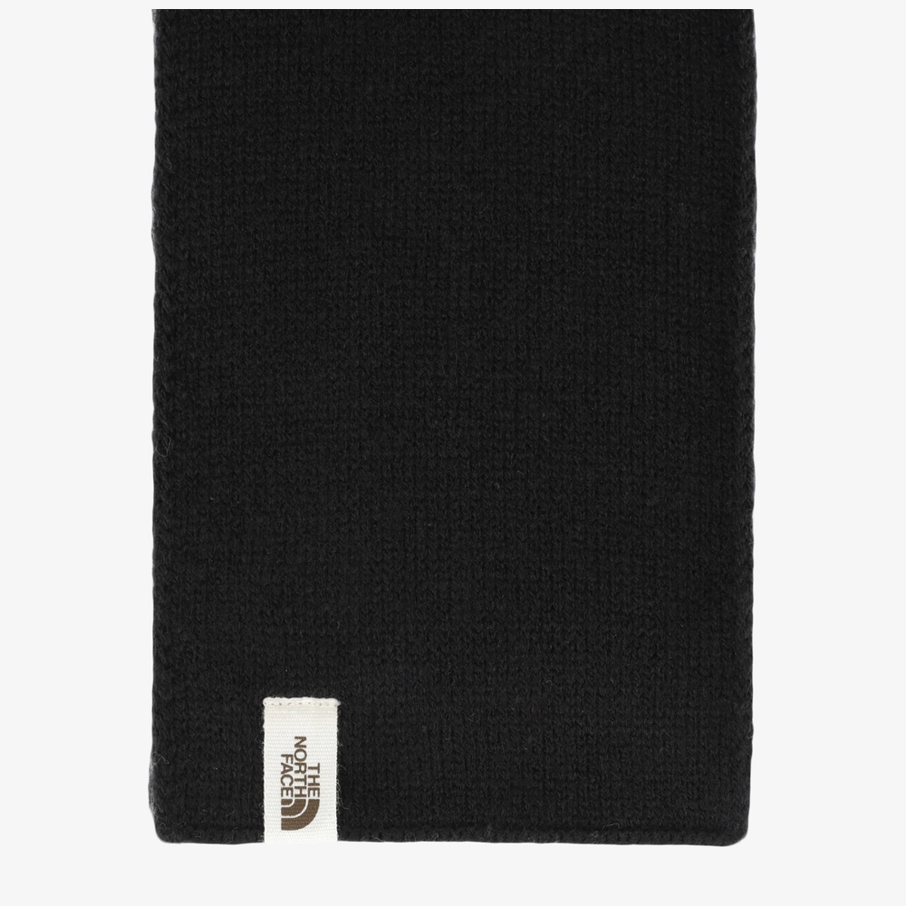 MELLOW KNIT MUFFLER BLACK