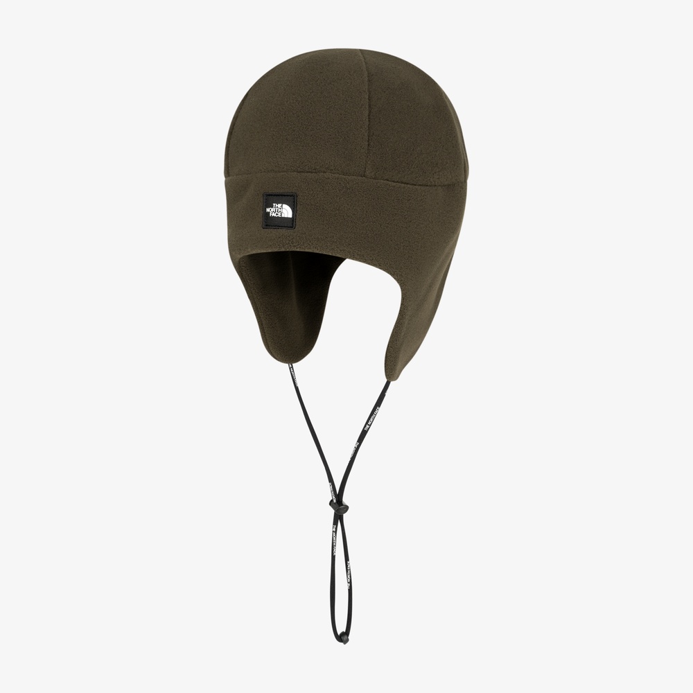 FLEECE EARMUFF BEANIE COCOA BROWN