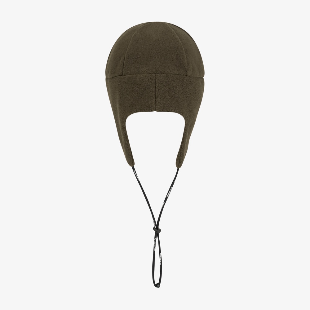 FLEECE EARMUFF BEANIE COCOA BROWN