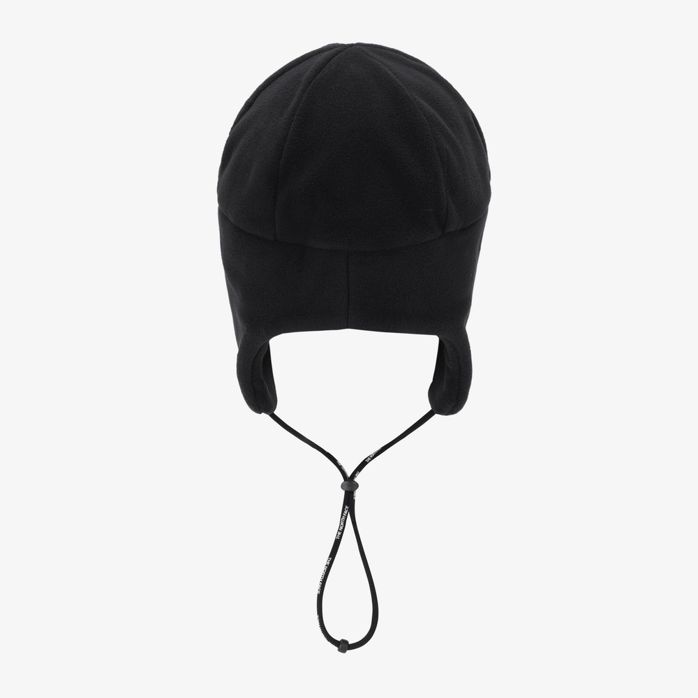 FLEECE EARMUFF BEANIE BLACK