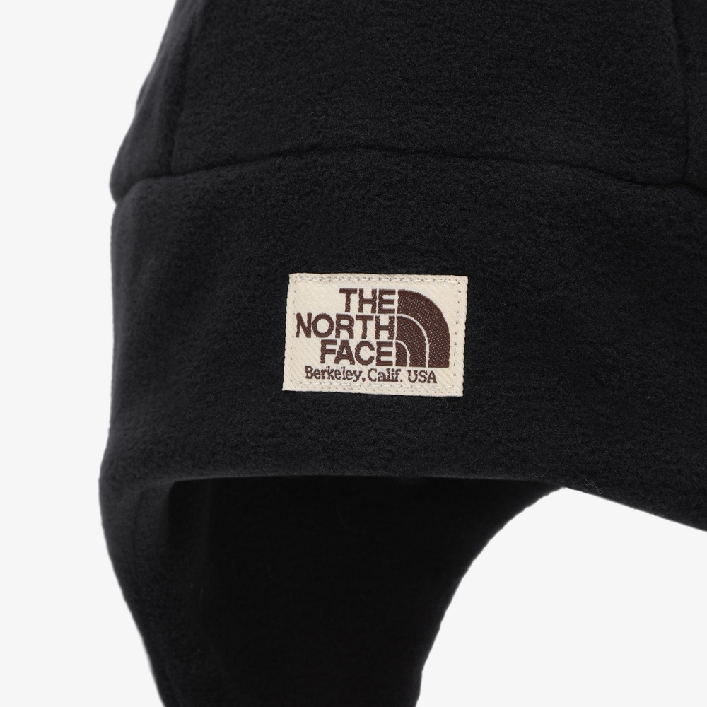 FLEECE EARMUFF BEANIE BLACK