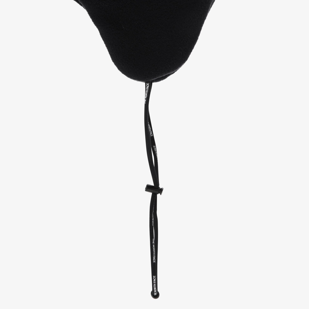FLEECE EARMUFF BEANIE BLACK