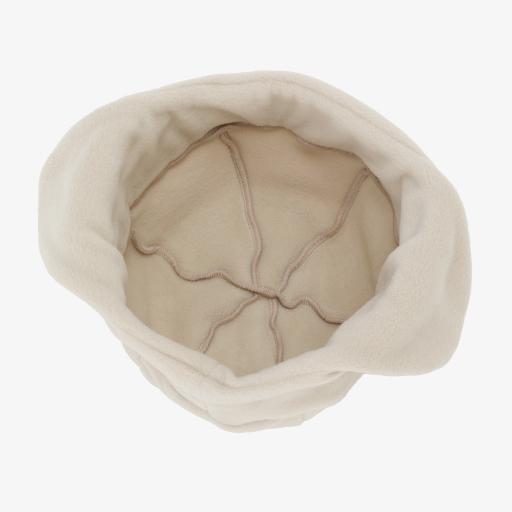 FLEECE EARMUFF BEANIE BEIGE