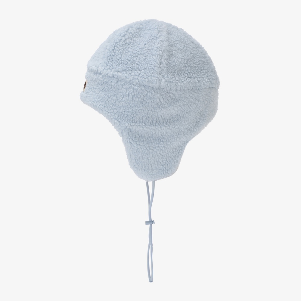 FLUFFY EARMUFF BEANIE GRAY MIST