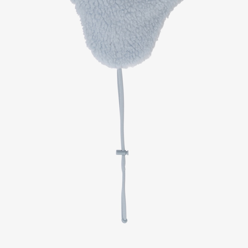 FLUFFY EARMUFF BEANIE GRAY MIST