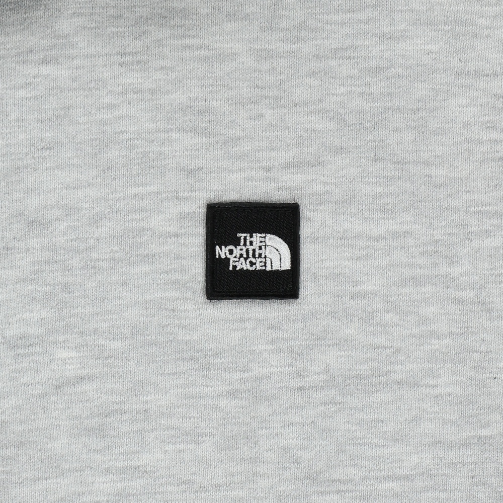 WHITE LABEL HOODIE ZIP-UP MELANGE GREY