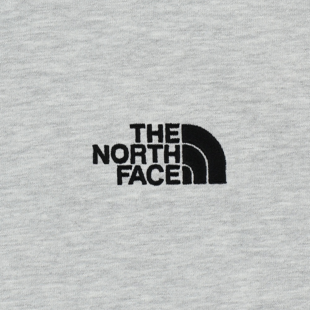WHITE LABEL HOODIE ZIP-UP MELANGE GREY