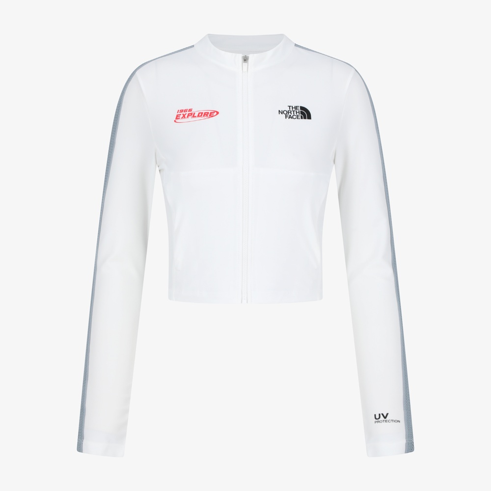 WOMEN'S MARIV ZIP-UP WHITE