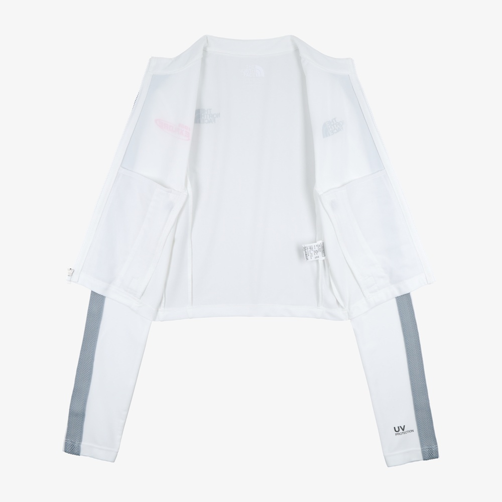 WOMEN'S MARIV ZIP-UP WHITE