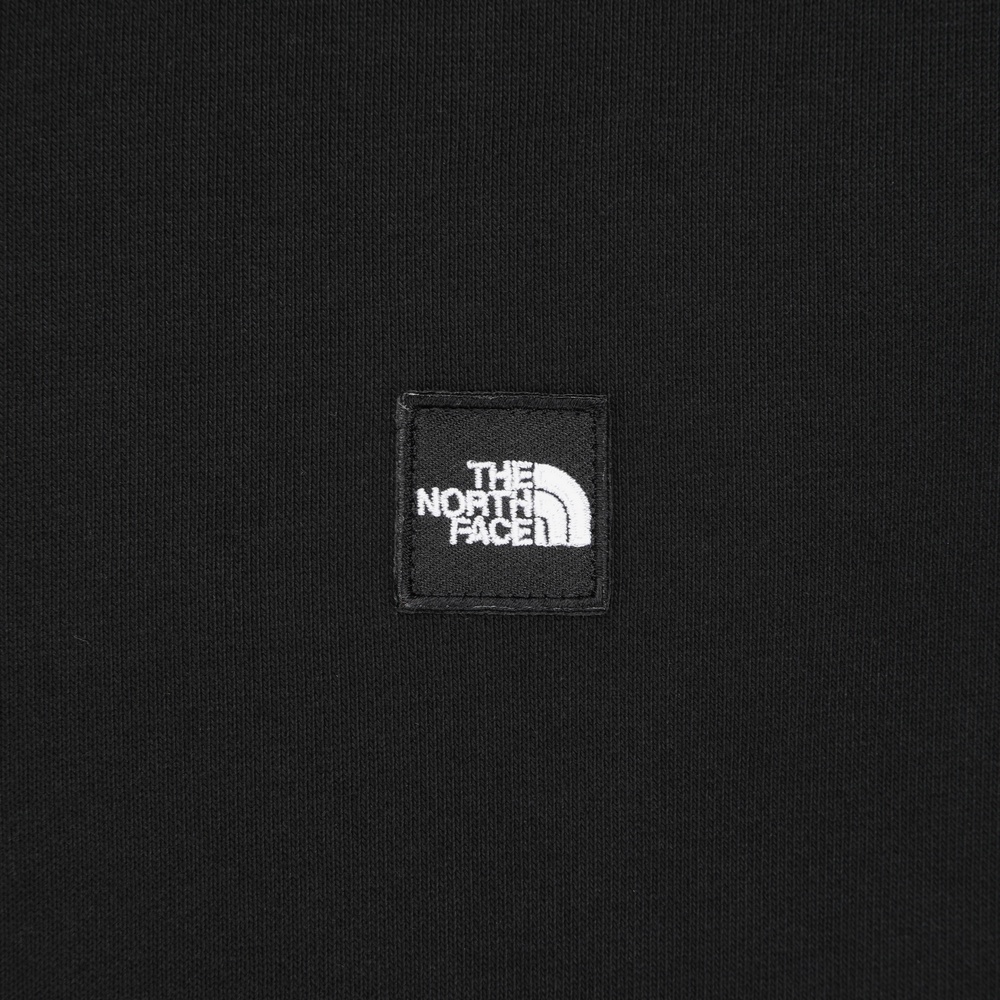 WHITE LABEL HOODIE ZIP-UP BLACK