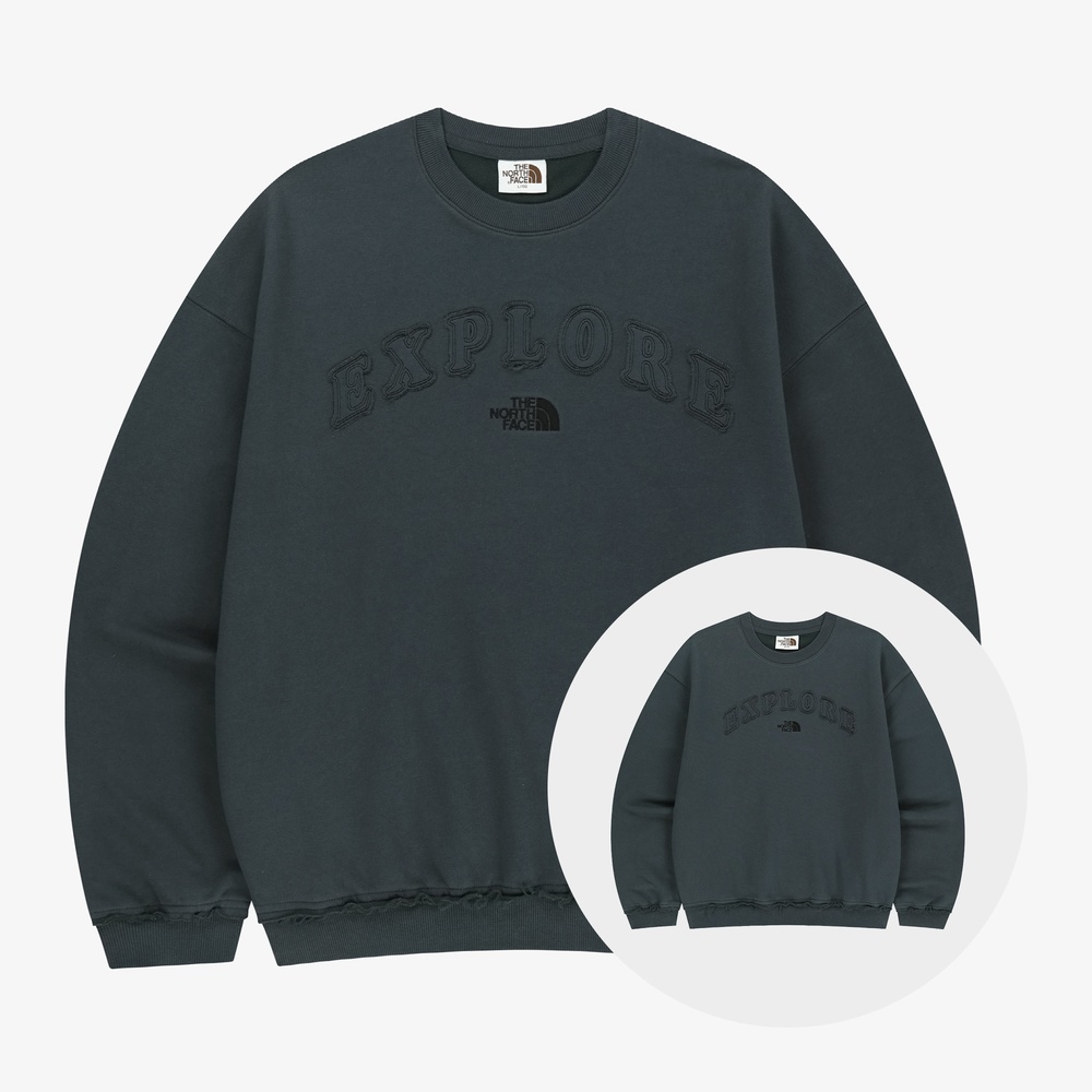 EXPLORE SWEATSHIRT METAL GRAY