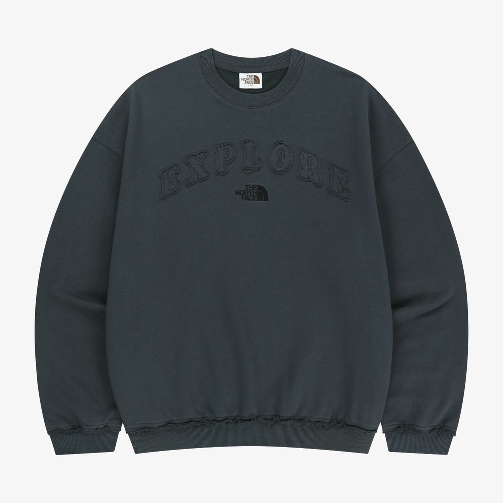 EXPLORE SWEATSHIRT METAL GRAY