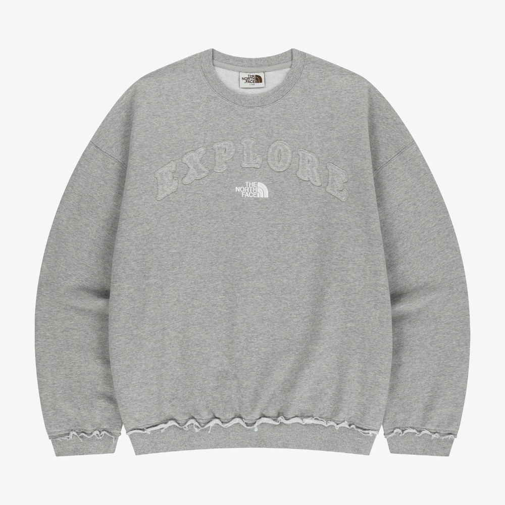 EXPLORE SWEATSHIRT MELANGE GREY