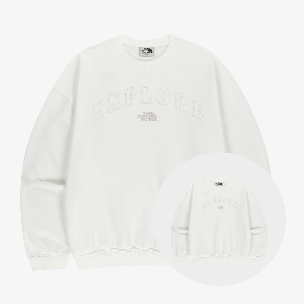 EXPLORE SWEATSHIRT IVORY