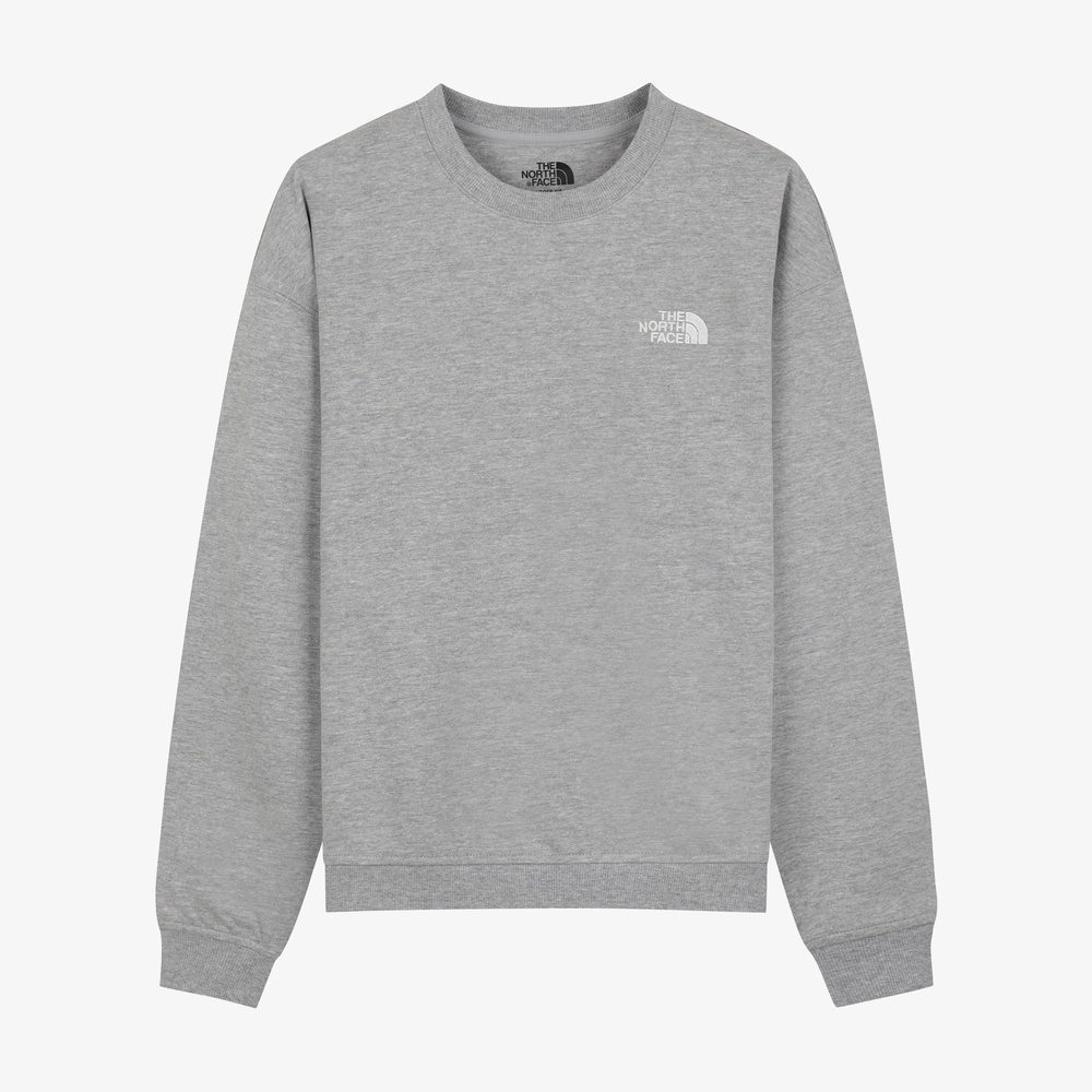 WHITE LABEL SWEATSHIRT MELANGE GREY