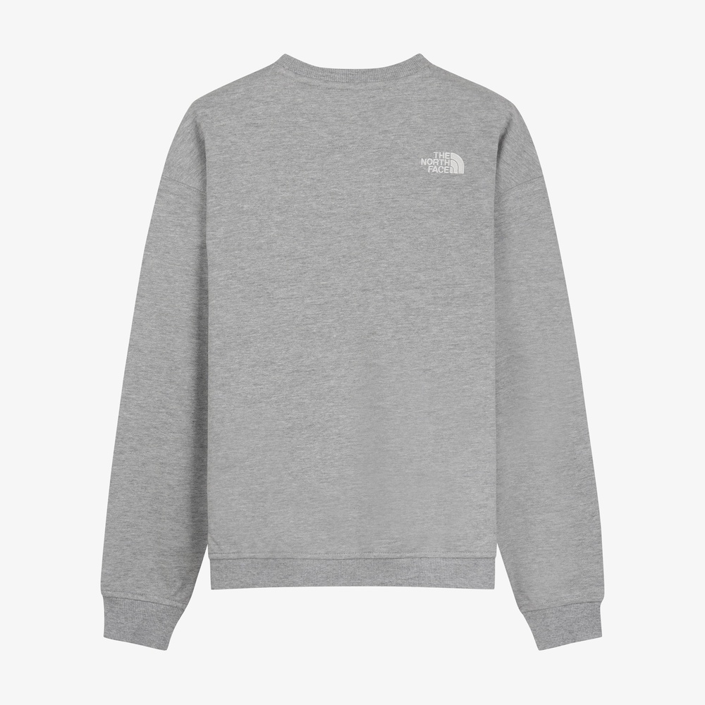 WHITE LABEL SWEATSHIRT MELANGE GREY