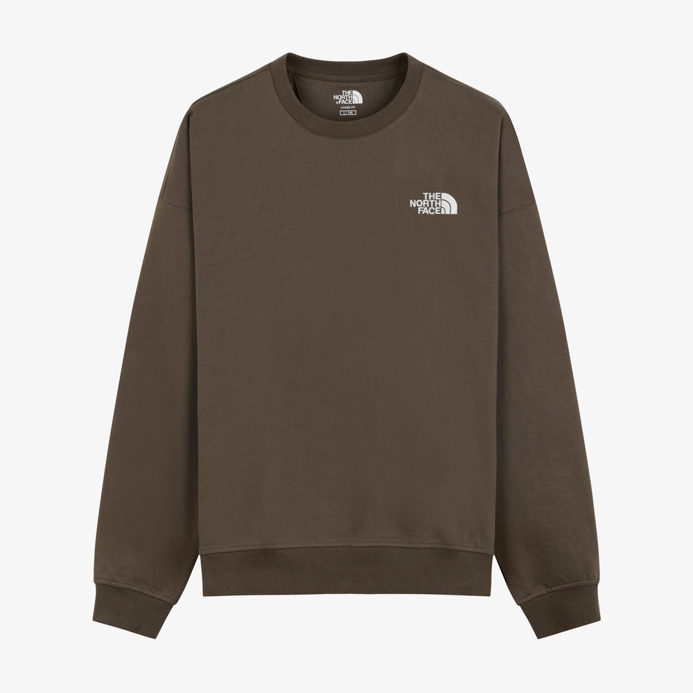 WHITE LABEL SWEATSHIRT DEEP TAUPE
