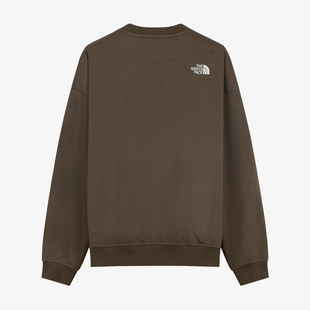 WHITE LABEL SWEATSHIRT DEEP TAUPE