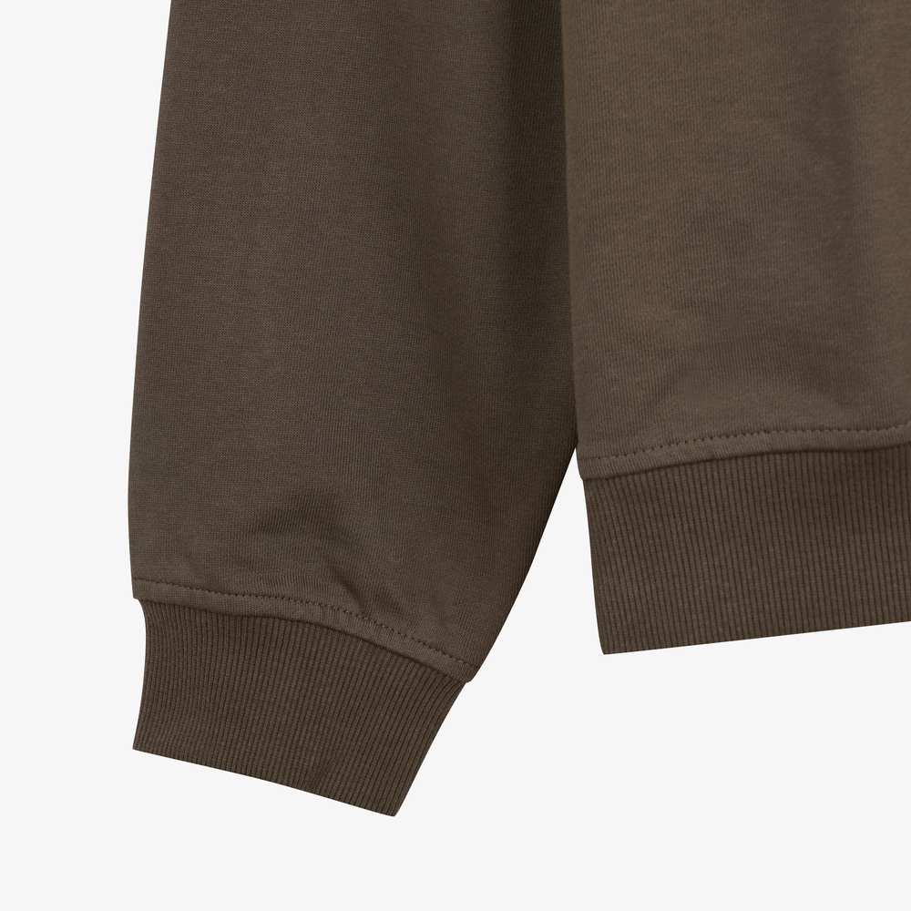 WHITE LABEL SWEATSHIRT DEEP TAUPE