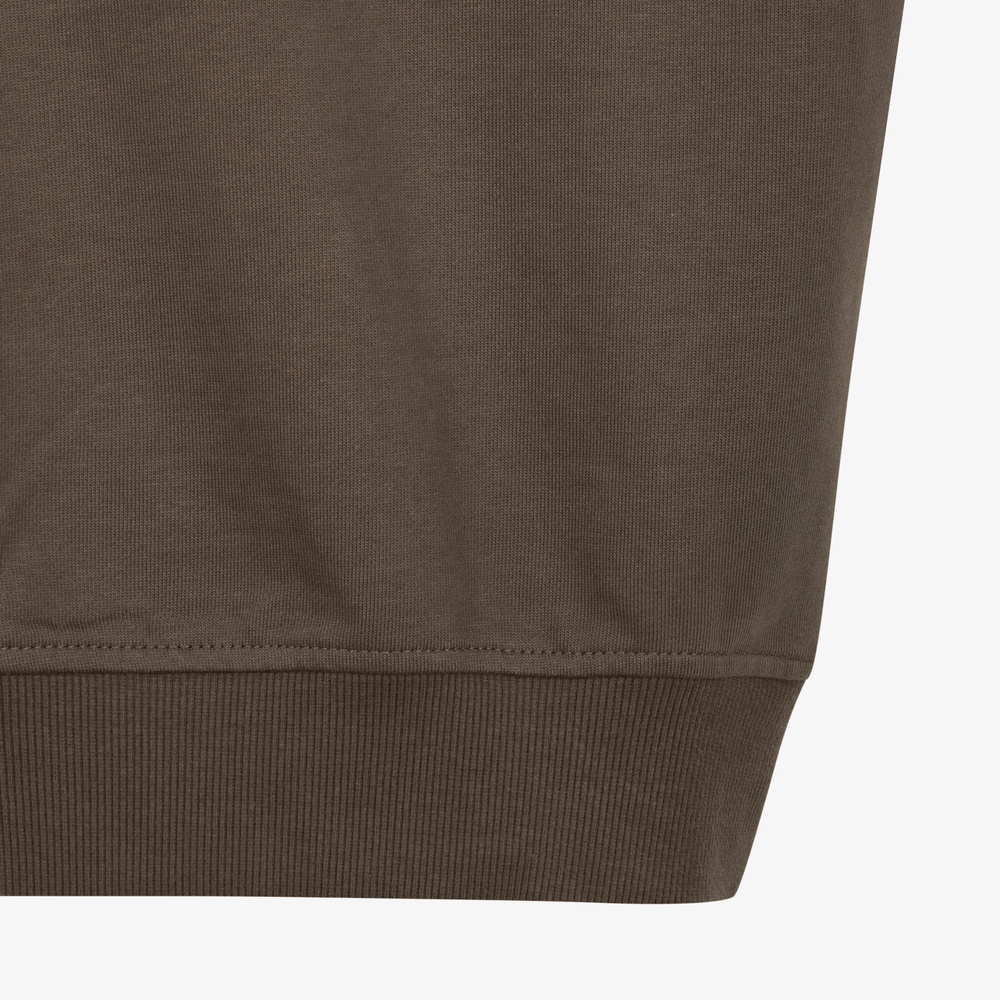 WHITE LABEL SWEATSHIRT DEEP TAUPE