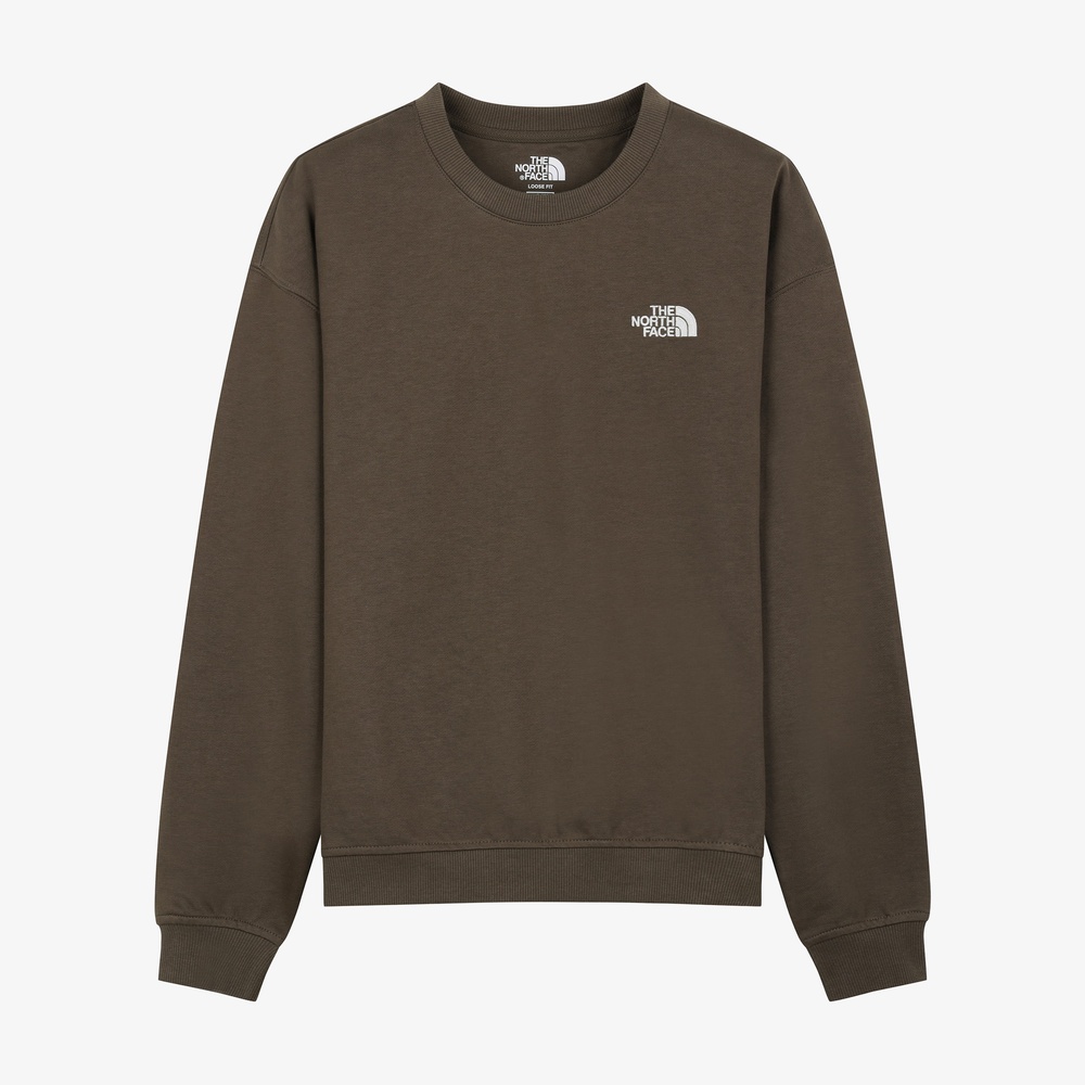 WHITE LABEL SWEATSHIRT DEEP TAUPE