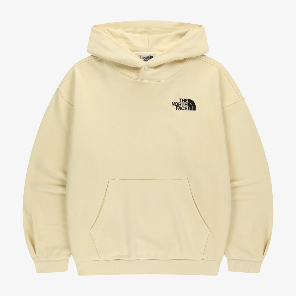 LOGO HOOD PULLOVER EGG YELLOW