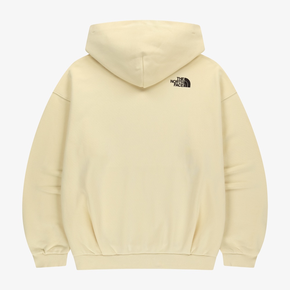 LOGO HOOD PULLOVER EGG YELLOW