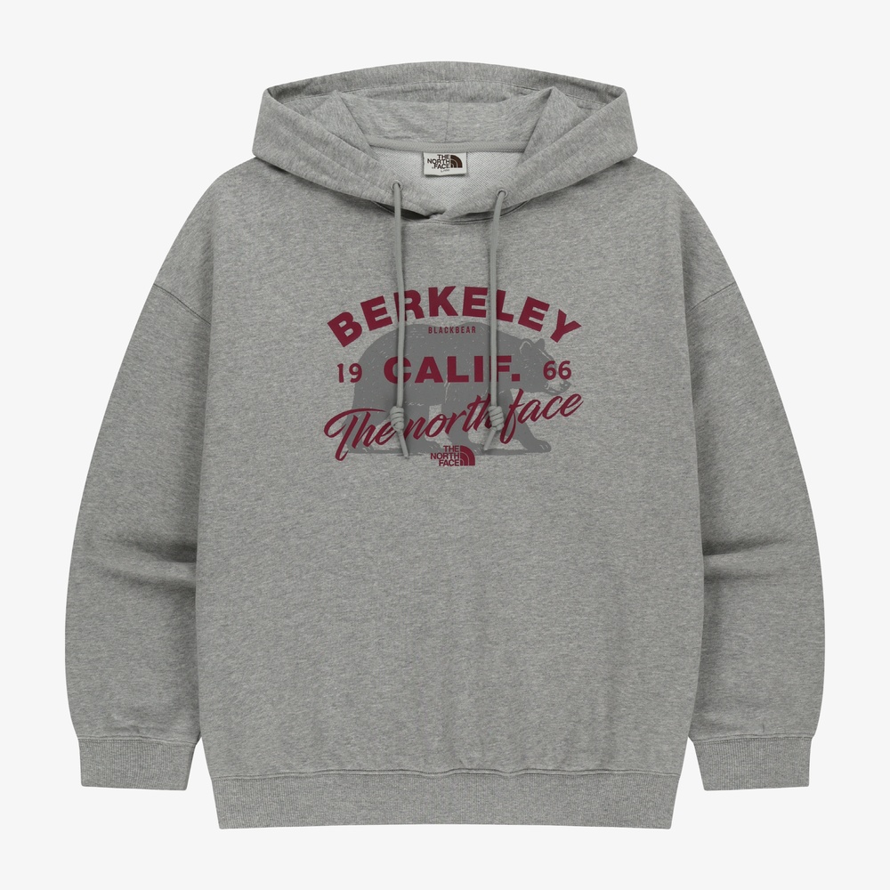 BERKELEY HOODIE MELANGE GREY