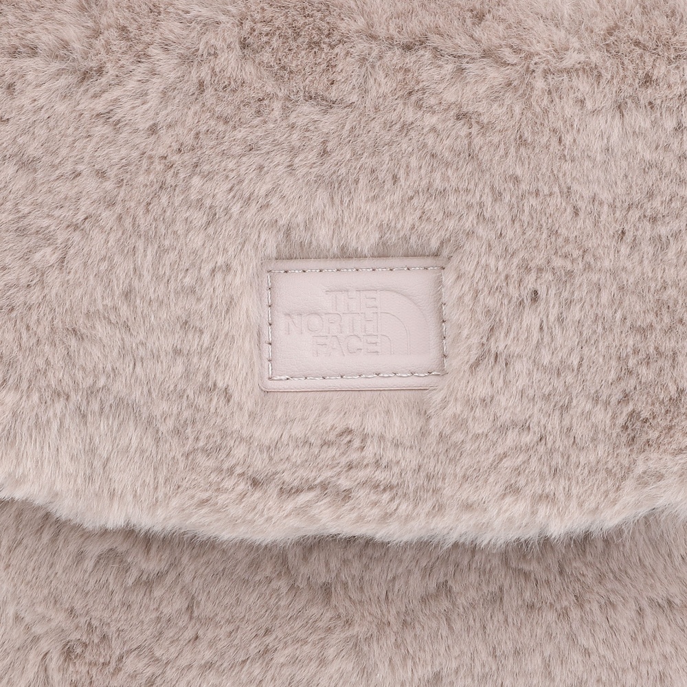 BUBBLY TOTE BAG MINI FUR GRAYISH PINK