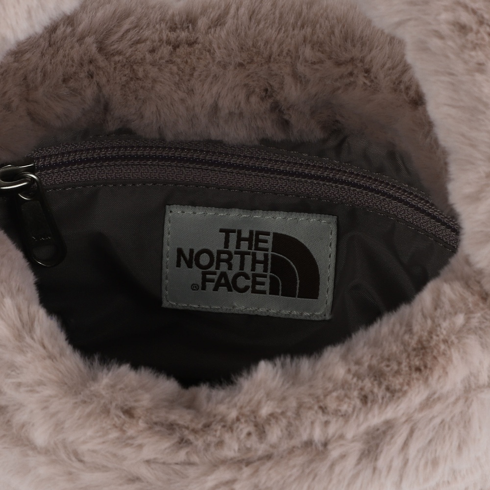 BUBBLY TOTE BAG MINI FUR GRAYISH PINK