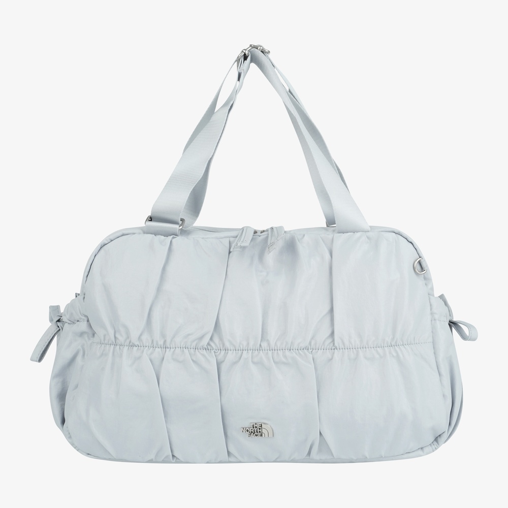 BONNEY SHIRRING SHOULDER TOTE LIGHT GRAY