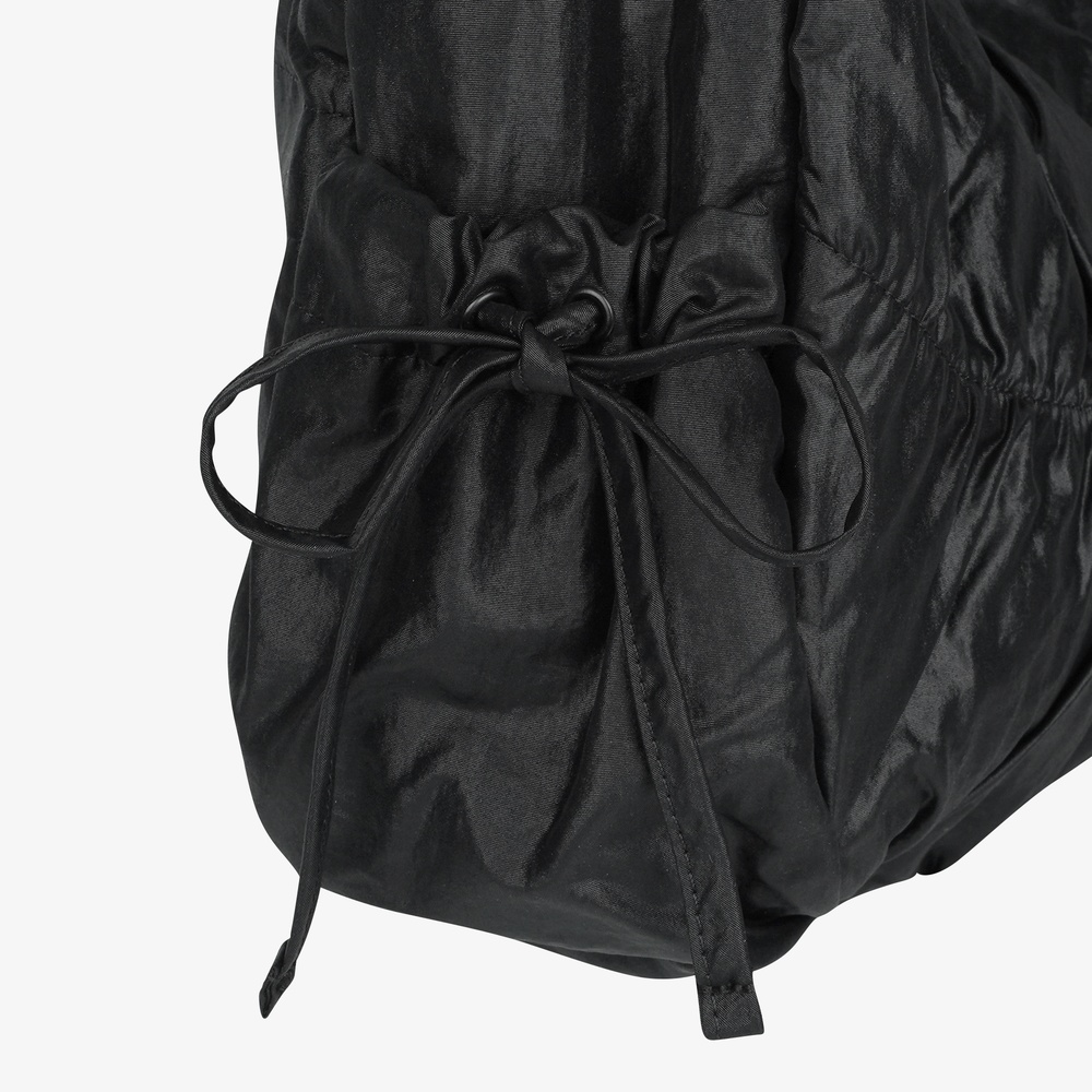 BONNEY SHIRRING CROSS BAG BLACK