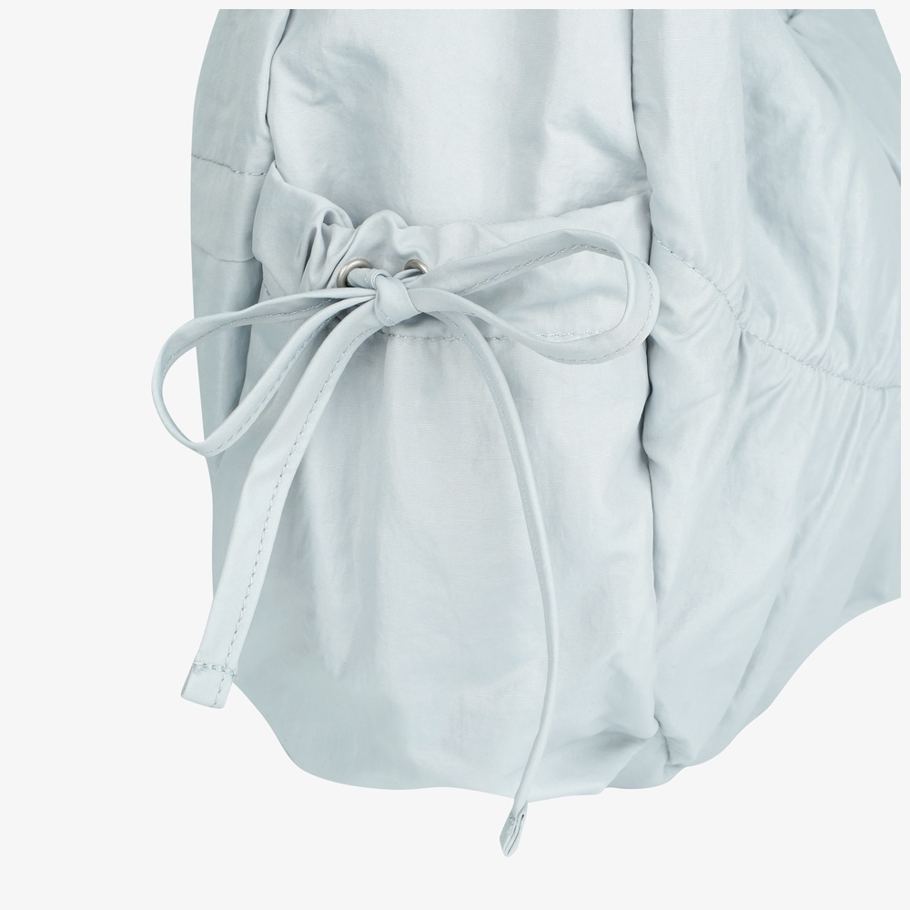 BONNEY SHIRRING CROSS BAG LIGHT GRAY