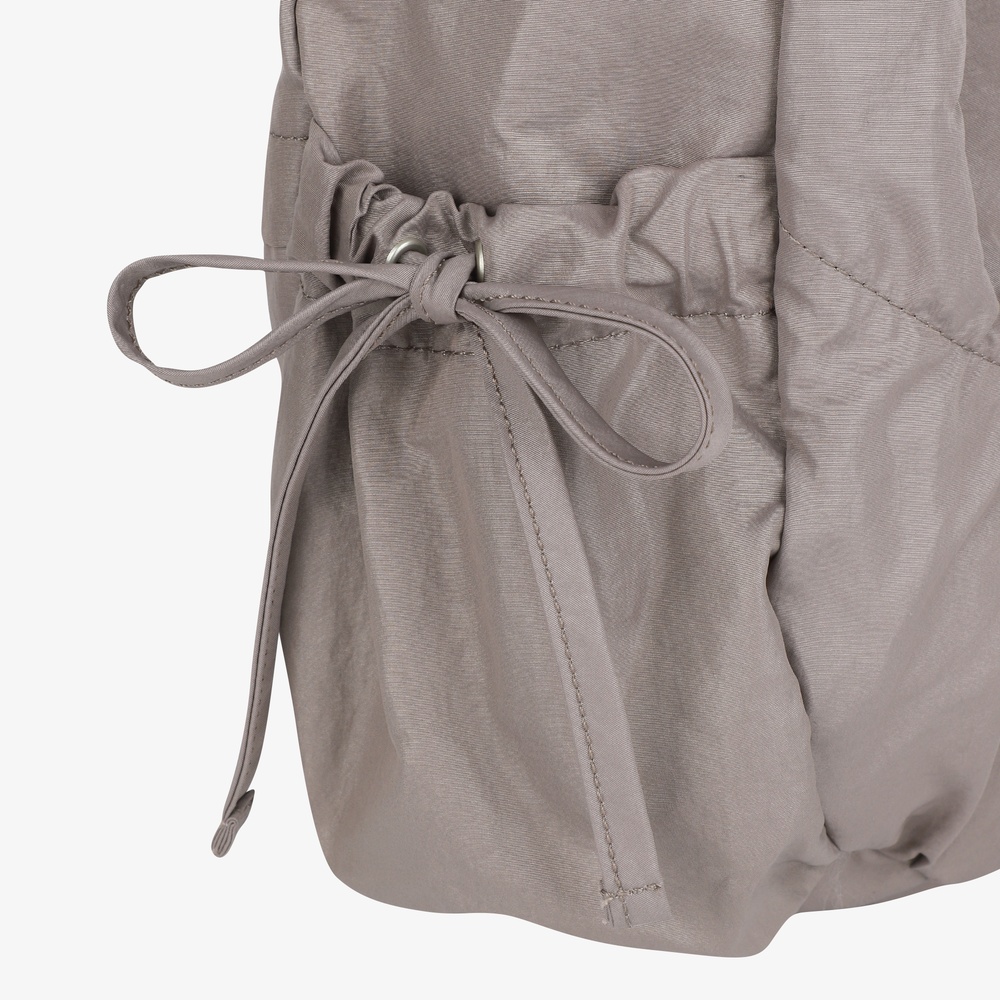 BONNEY SHIRRING CROSS BAG COCOA BROWN