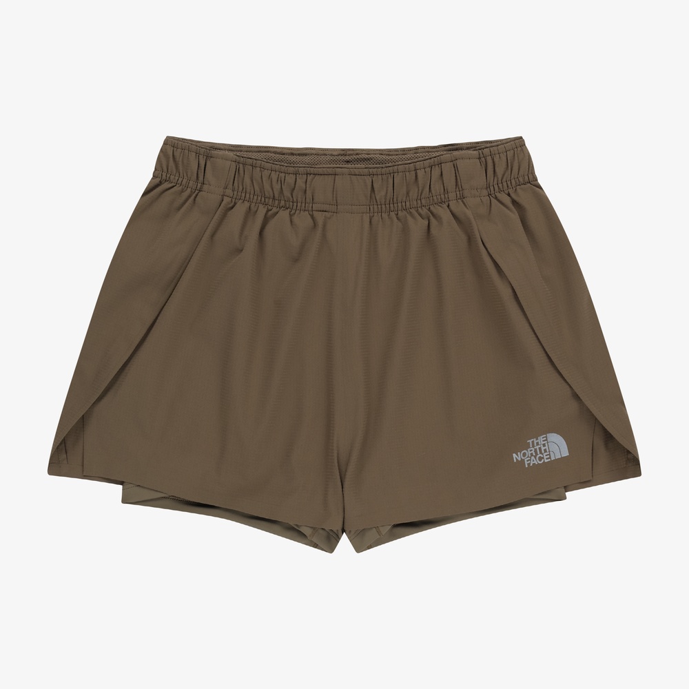 SPEEDON 2IN1 SHORTS LIGHT BROWN