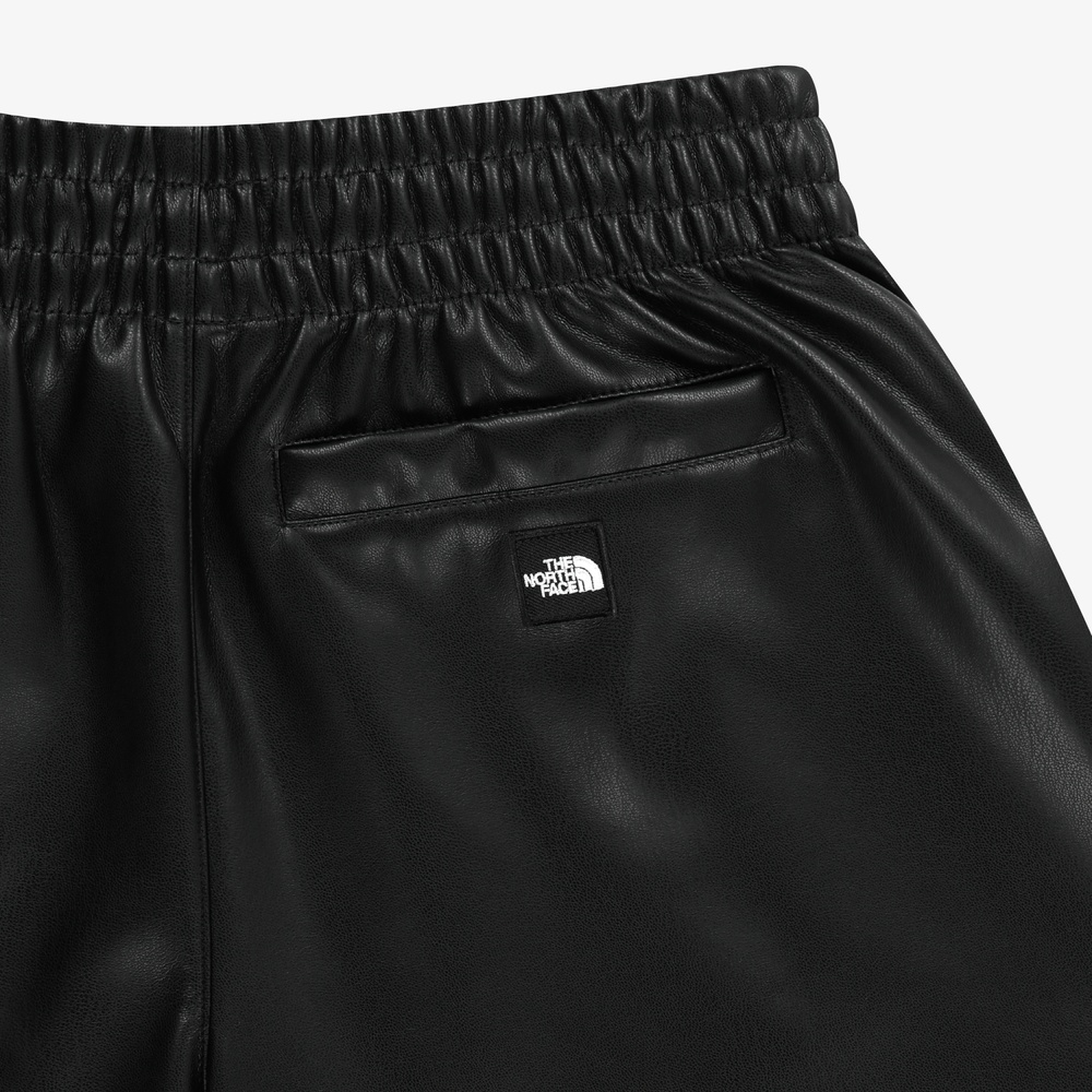 WOMEN'S LEATHER SHORTS BLACK