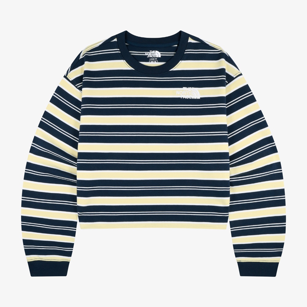 BONBON LONG SLEEVE TEE NAVY