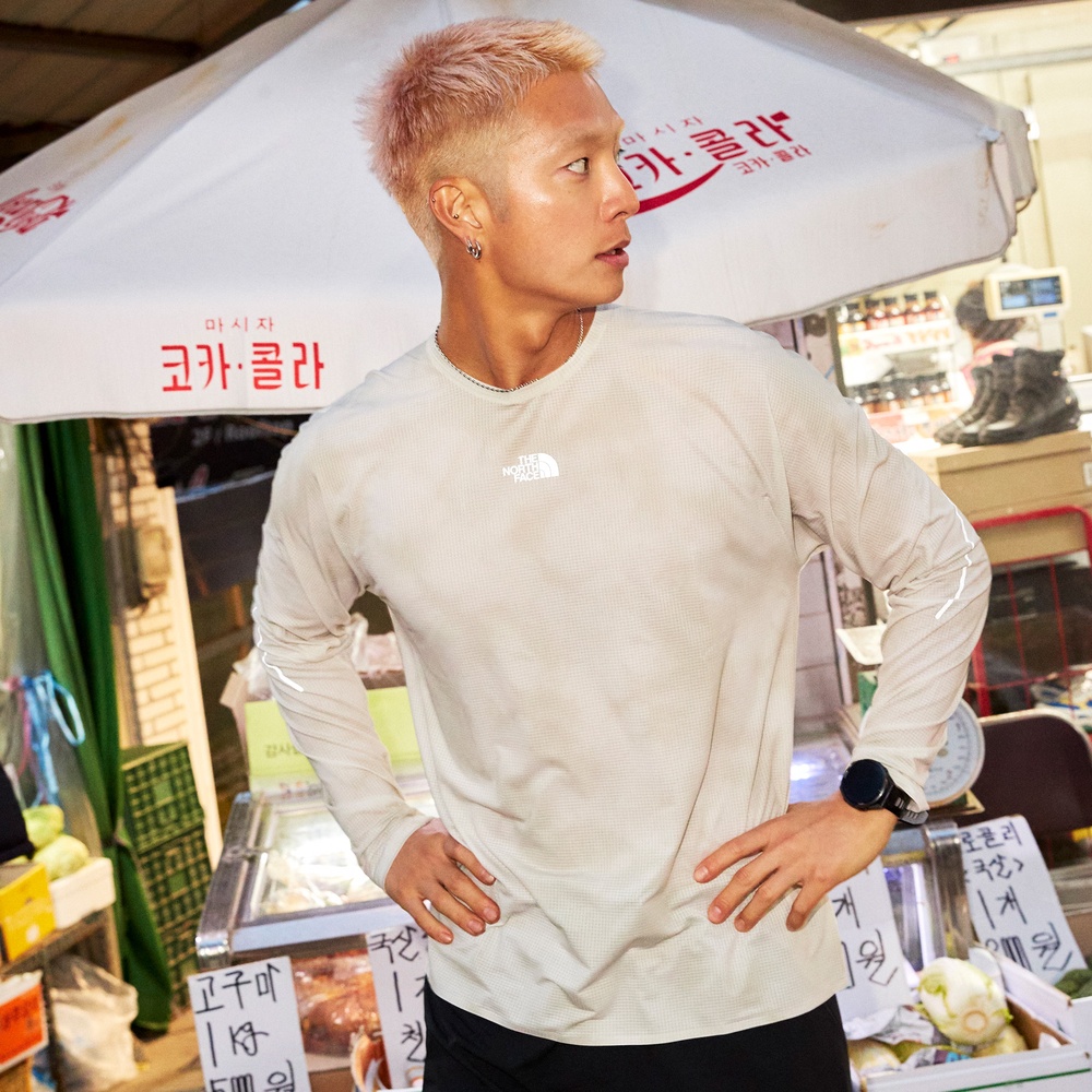 JET RUN PT LONG SLEEVE TEE IVORY