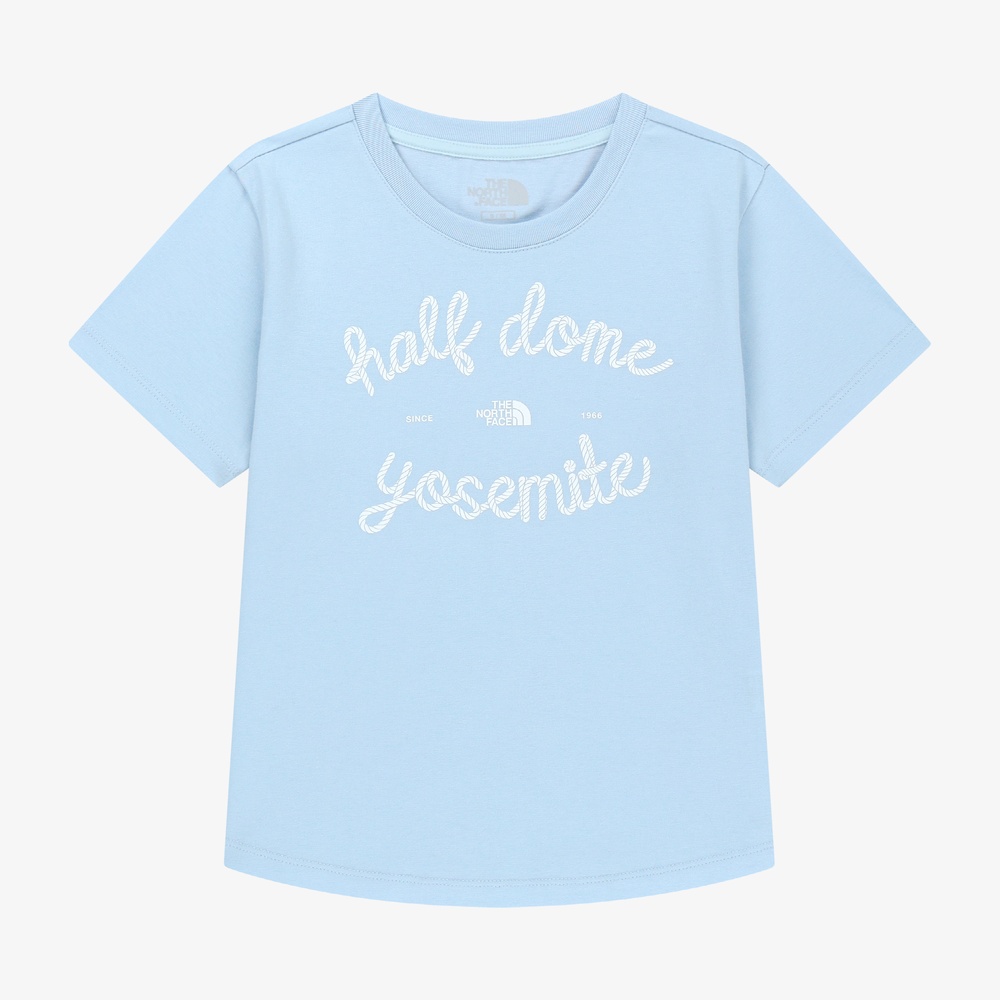 WOMEN'S HALF DOME SHORT SLEEVE TEE LIGHT BLUE