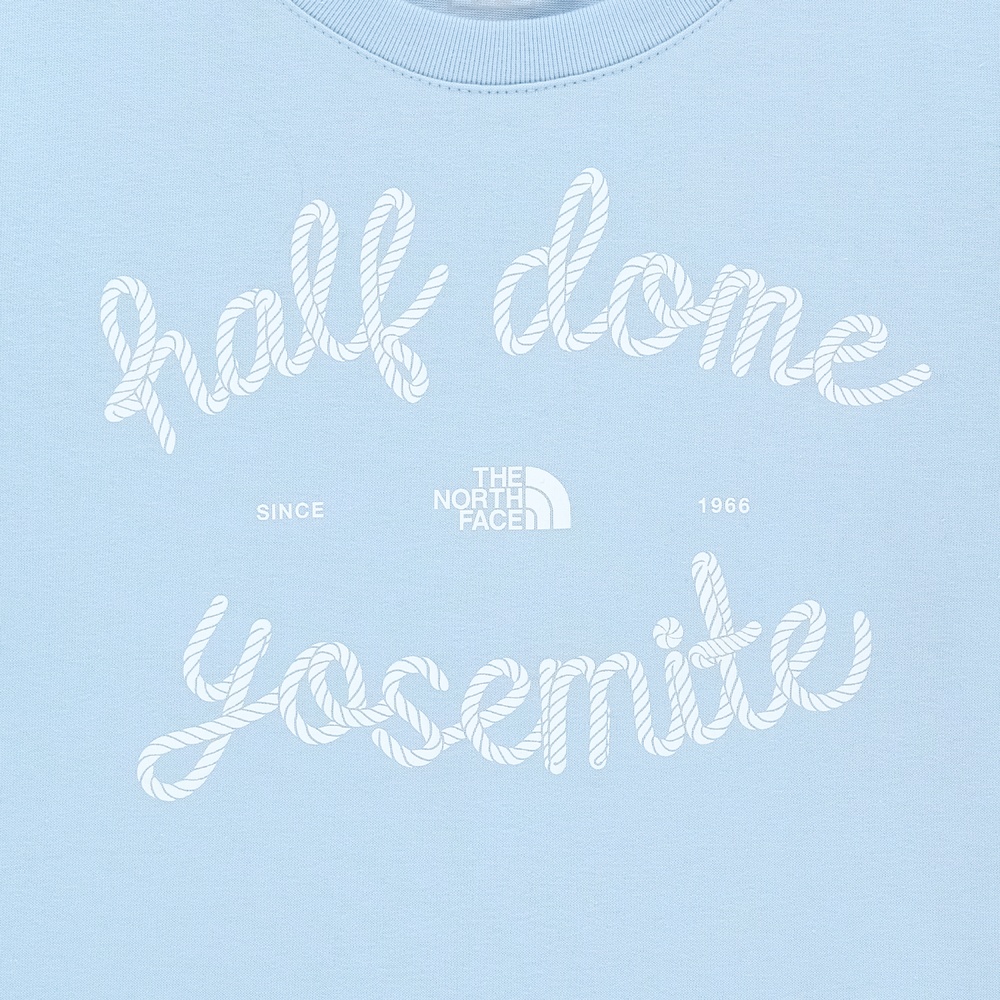 WOMEN'S HALF DOME SHORT SLEEVE TEE LIGHT BLUE