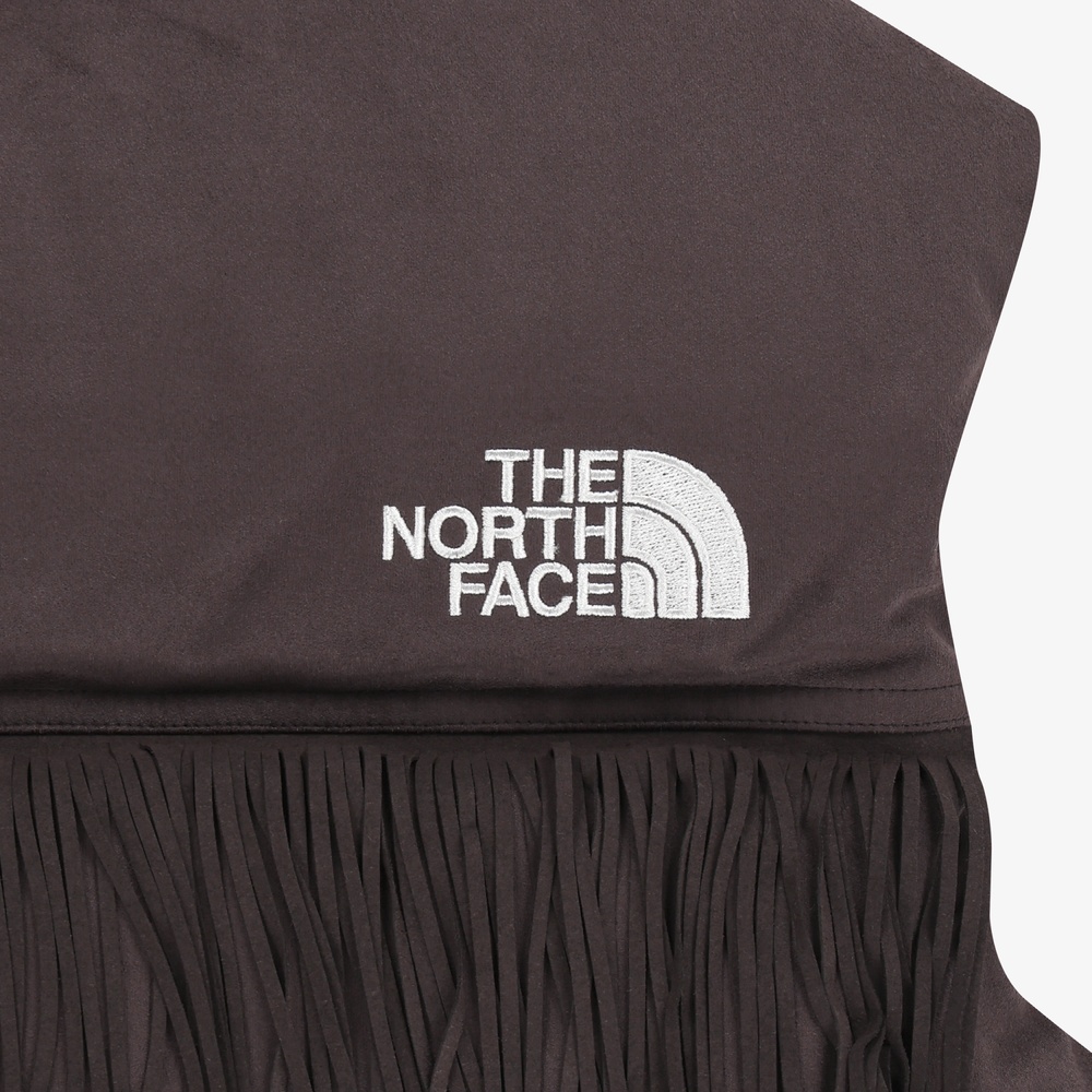 WOMEN'S SUEDE NUPTSE VEST BROWN