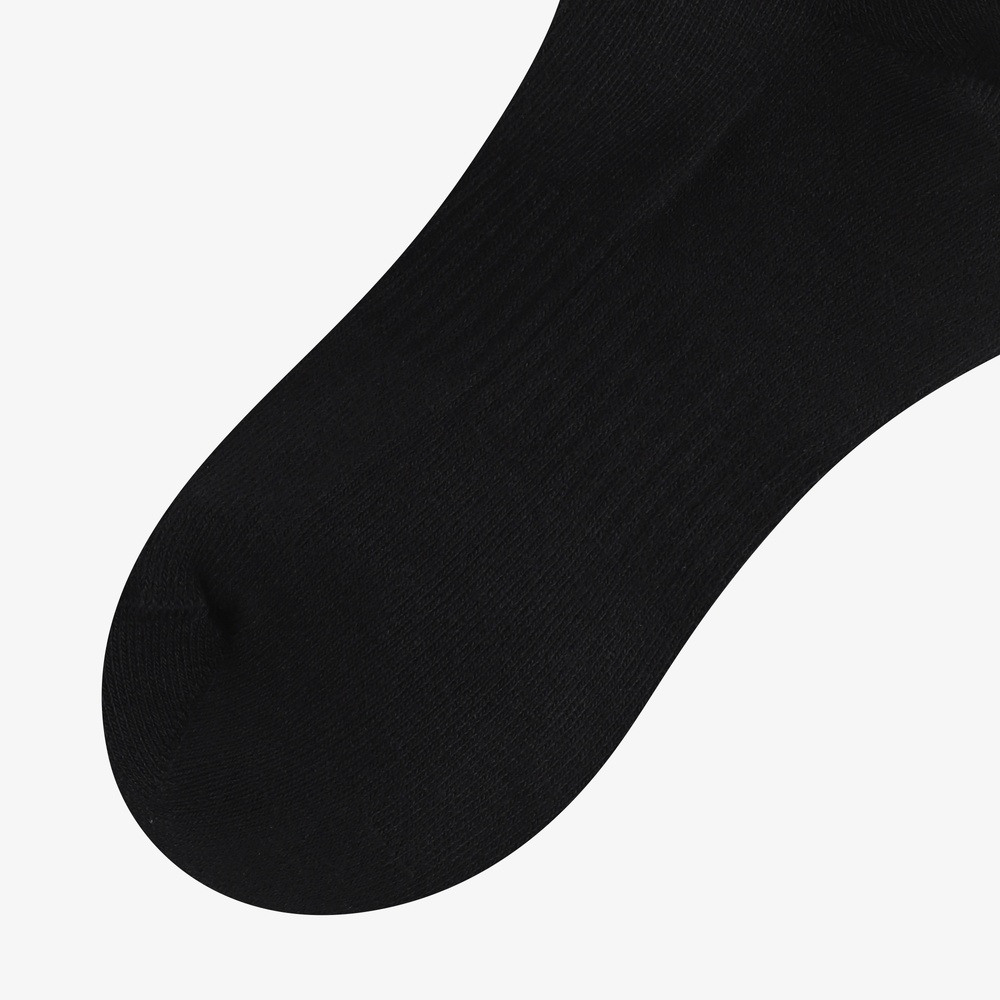 LOGO MID SOCKS BLACK