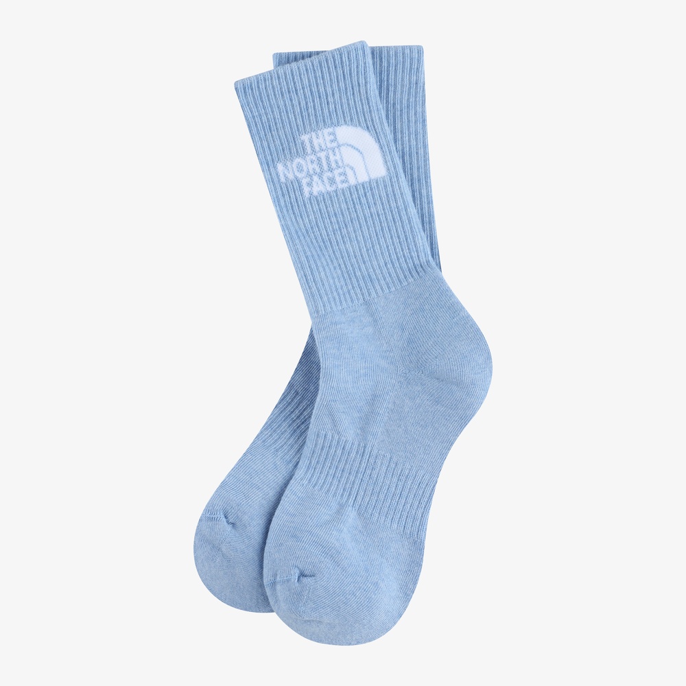LOGO MID SOCKS BABY BLUE