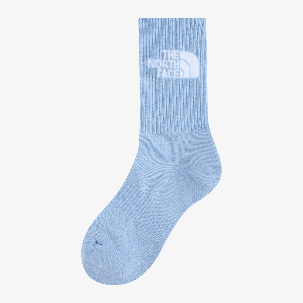 LOGO MID SOCKS BABY BLUE
