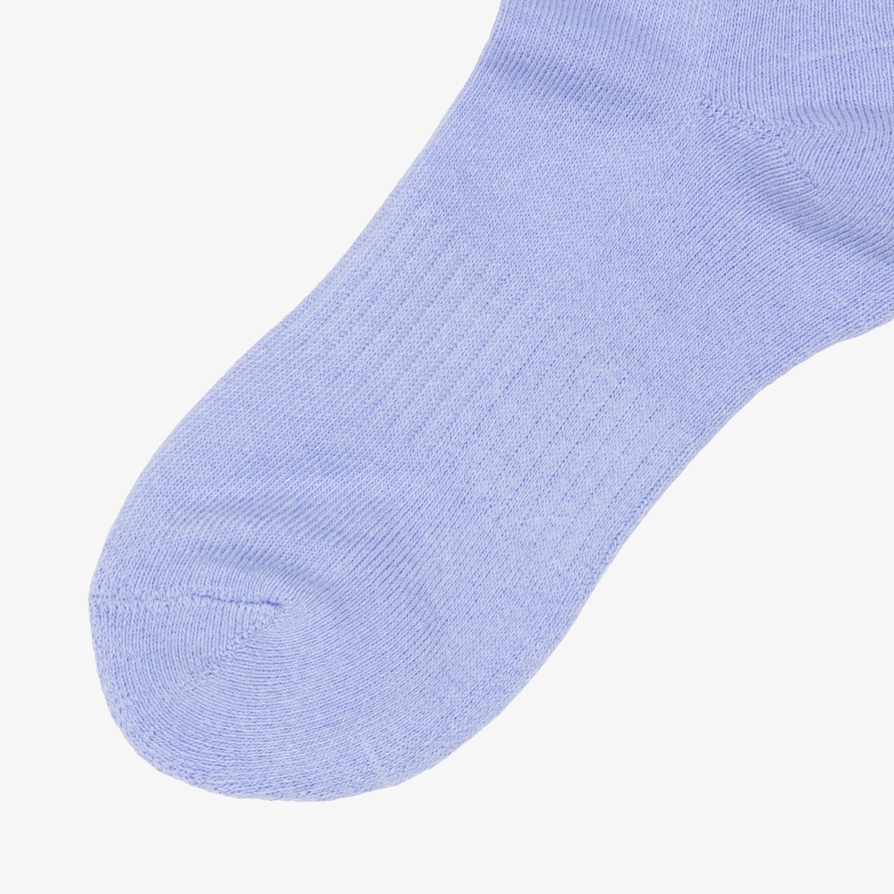 LETTERING SOCKS BABY BLUE