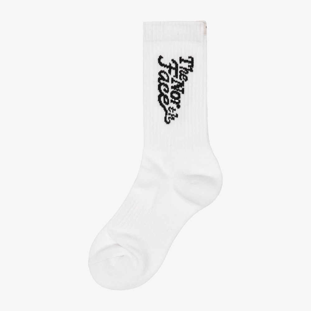 LETTERING SOCKS WHITE