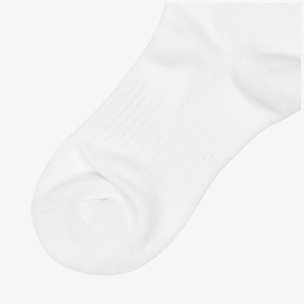 LETTERING SOCKS WHITE